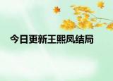 今日更新王熙鳳結(jié)局