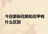 今日更新花蛤和花甲有什么區(qū)別