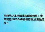 華碩筆記本拆卸清灰圖解教程（華碩筆記本K50AB拆機(jī)教程,主要是清灰）