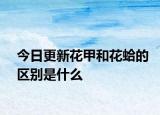 今日更新花甲和花蛤的區(qū)別是什么