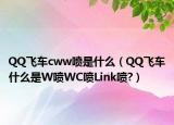 QQ飛車cww噴是什么（QQ飛車什么是W噴WC噴Link噴?）