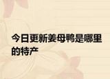 今日更新姜母鴨是哪里的特產(chǎn)