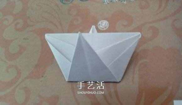 最簡單元寶的疊法圖解 怎么折紙元寶的方法 -  www.shouyihuo.com