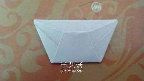 最簡單元寶的疊法圖解 怎么折紙元寶的方法 -  www.shouyihuo.com