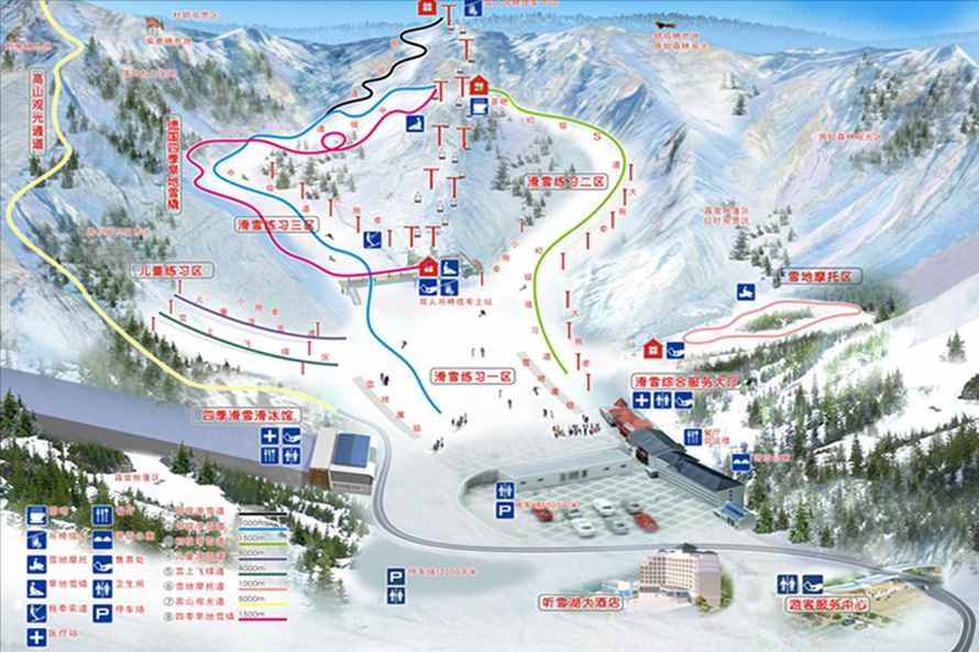 洛陽(yáng)有個(gè)度假樂(lè)園，被譽(yù)為“中原第一滑雪場(chǎng)”，一年四季都能玩