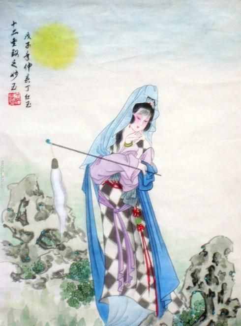 紅樓夢十二金釵系列-57《紅樓夢十二金釵工筆畫》