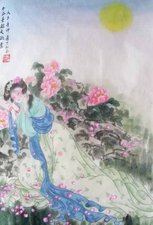 紅樓夢十二金釵系列-57《紅樓夢十二金釵工筆畫》