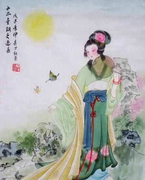 紅樓夢十二金釵系列-57《紅樓夢十二金釵工筆畫》