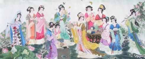 紅樓夢十二金釵系列-57《紅樓夢十二金釵工筆畫》