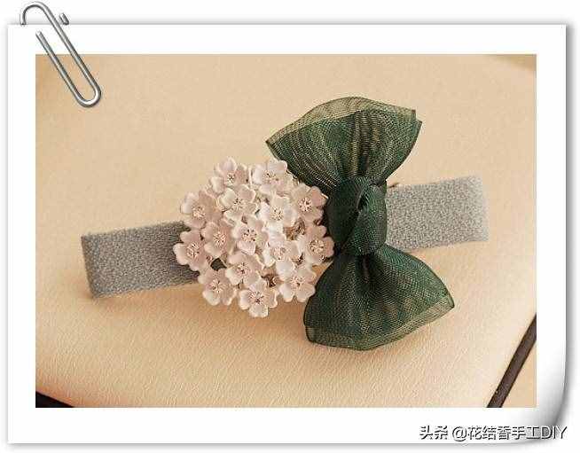 布藝手工：自己做個(gè)漂亮的蝴蝶結(jié)發(fā)飾吧，附教程，一看就會(huì)