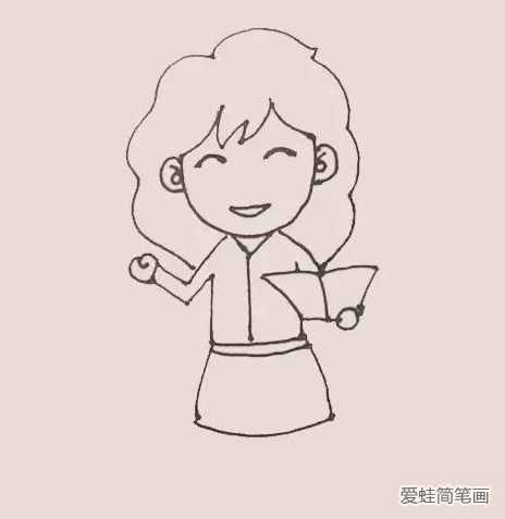 老師簡(jiǎn)筆畫