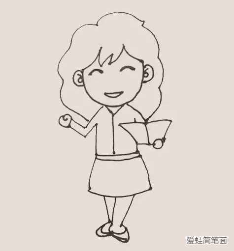 老師簡(jiǎn)筆畫