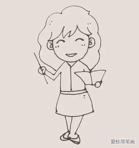 老師簡(jiǎn)筆畫
