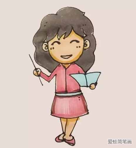 老師簡(jiǎn)筆畫