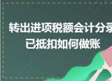 今日更新進(jìn)項(xiàng)稅額轉(zhuǎn)出會計(jì)分錄（轉(zhuǎn)出進(jìn)項(xiàng)稅額會計(jì)分錄已抵扣如何做賬）
