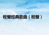 程璧經(jīng)典歌曲（程璧）