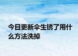 今日更新傘生銹了用什么方法洗掉