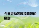 今日更新黑啤和白啤的區(qū)別
