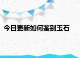 今日更新如何鑒別玉石