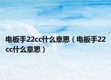 電板手22cc什么意思（電板手22cc什么意思）