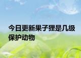 今日更新果子貍是幾級(jí)保護(hù)動(dòng)物