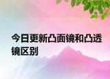 今日更新凸面鏡和凸透鏡區(qū)別