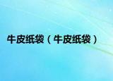 牛皮紙袋（牛皮紙袋）