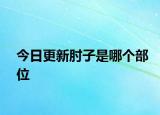 今日更新肘子是哪個(gè)部位