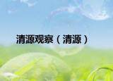 清源觀察（清源）