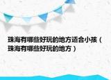 珠海有哪些好玩的地方適合小孩（珠海有哪些好玩的地方）