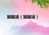 豬腳湯（豬腳湯）