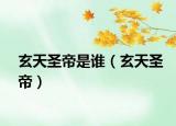 玄天圣帝是誰（玄天圣帝）