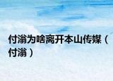 付滃為啥離開本山傳媒（付滃）