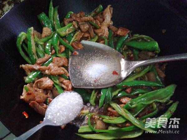 辣椒炒肉的步驟