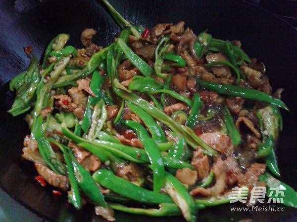 辣椒炒肉的步驟