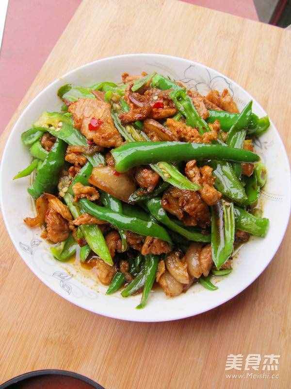 辣椒炒肉成品圖