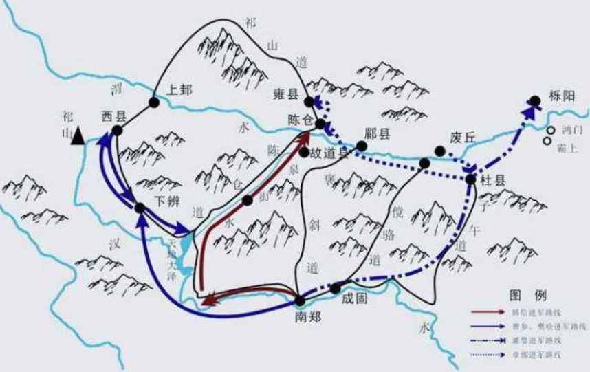 韓信的暗渡陳倉(cāng)真的是決定性的嗎？其實(shí)主要還是要靠劉邦