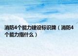 消防4個(gè)能力建設(shè)標(biāo)識(shí)牌（消防4個(gè)能力指什么）