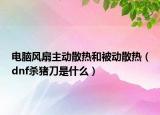 電腦風(fēng)扇主動散熱和被動散熱（dnf殺豬刀是什么）