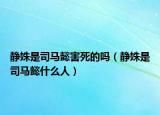 靜姝是司馬懿害死的嗎（靜姝是司馬懿什么人）