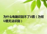 為什么電腦識(shí)別不了U盾（為何U盾無(wú)法識(shí)別）