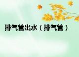 排氣管出水（排氣管）