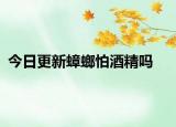 今日更新蟑螂怕酒精嗎