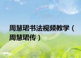 周慧珺書法視頻教學(xué)（周慧珺傳）