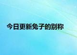 今日更新兔子的別稱
