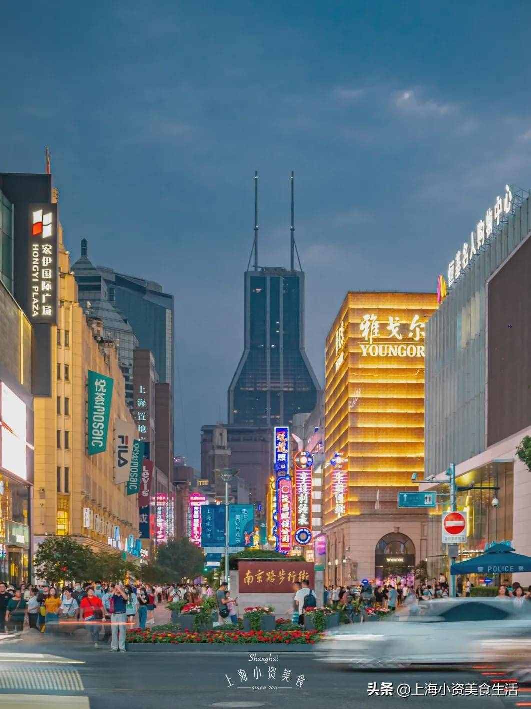 南京路步行街0版來了，從人廣吃到外灘