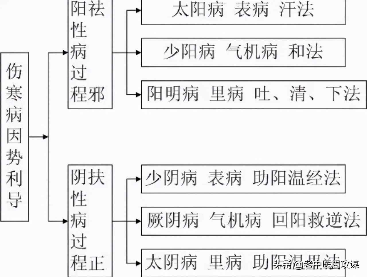 六經(jīng)辨證治法圖解