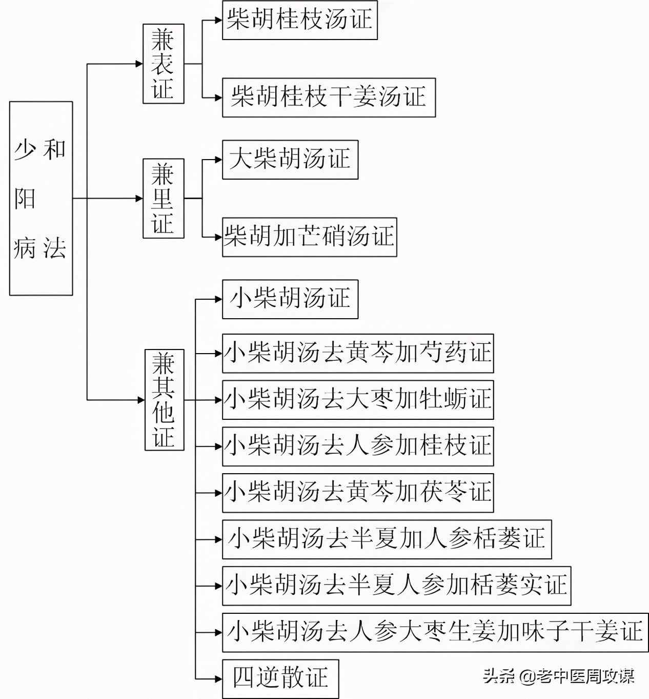 六經(jīng)辨證治法圖解