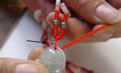 翡翠玉石吊墜打結編線手法，太有用了！