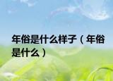 年俗是什么樣子（年俗是什么）
